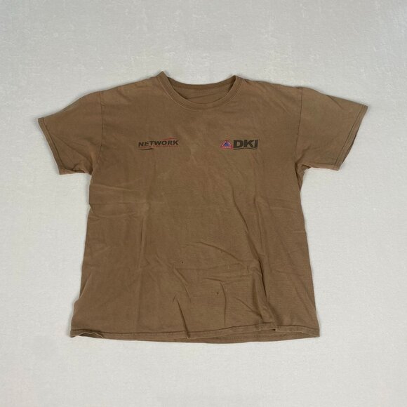 DKI Disaster Emergency Response Team Brown Distressed Bleached Discolored Tee - Picture 2 of 9